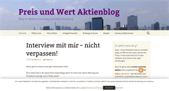 Desktop Screenshot of preis-und-wert.com
